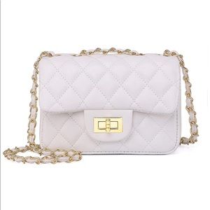 Quilted Luxury Hand Bag Purse with Chain Strap